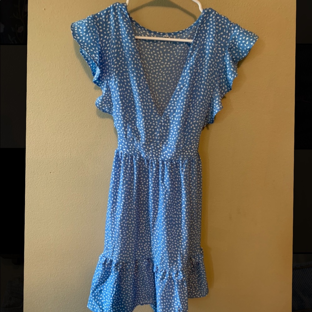 Cute blue summer dress